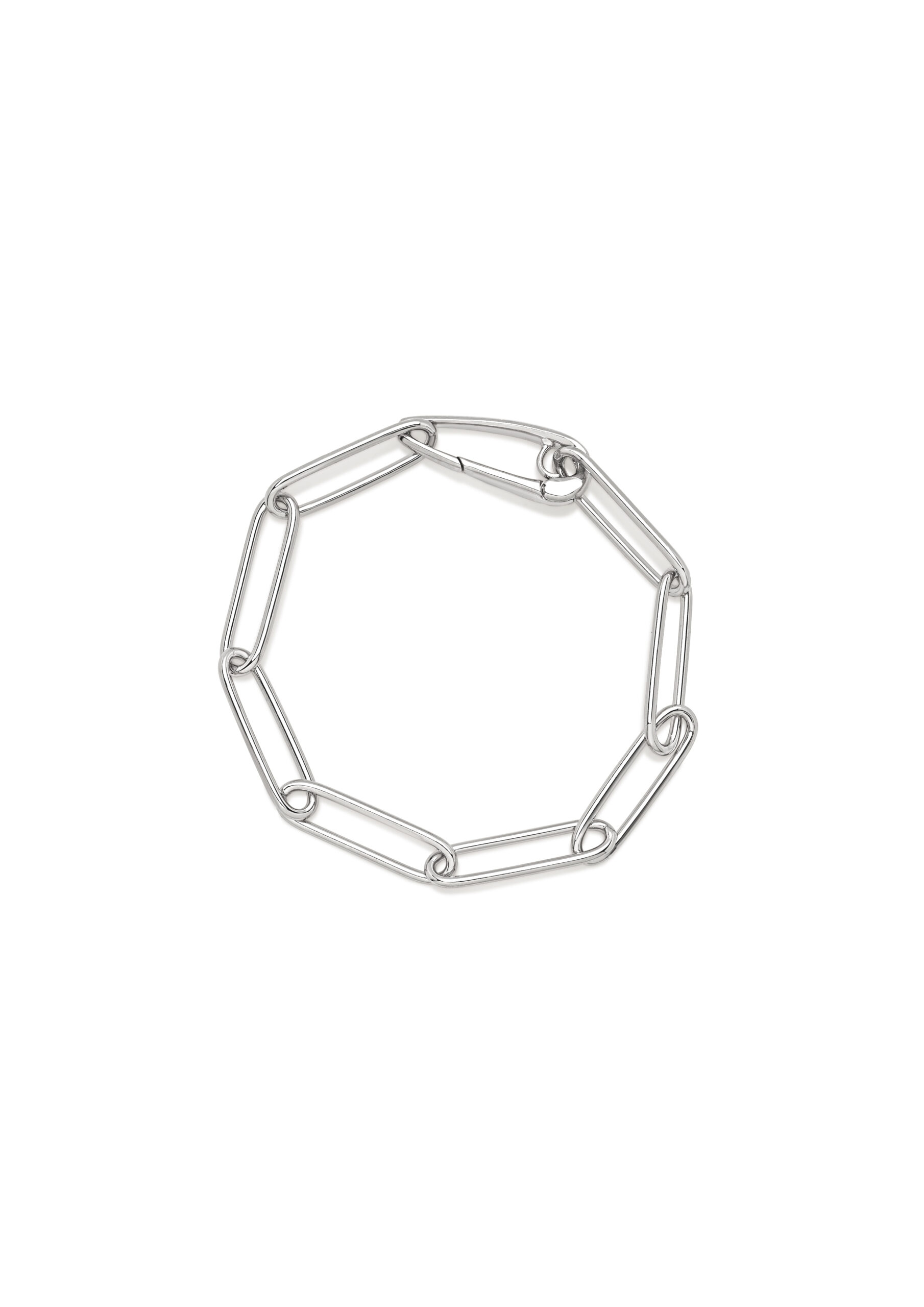 Oval Links Bracelet in Silver | Chantecler