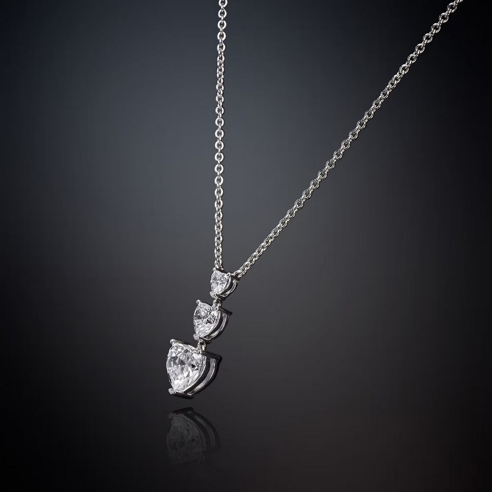 Collier Femme Diamant Coeur Zircon Argent Blanc J19AUV09 | Chiara Ferragni  Gioielli